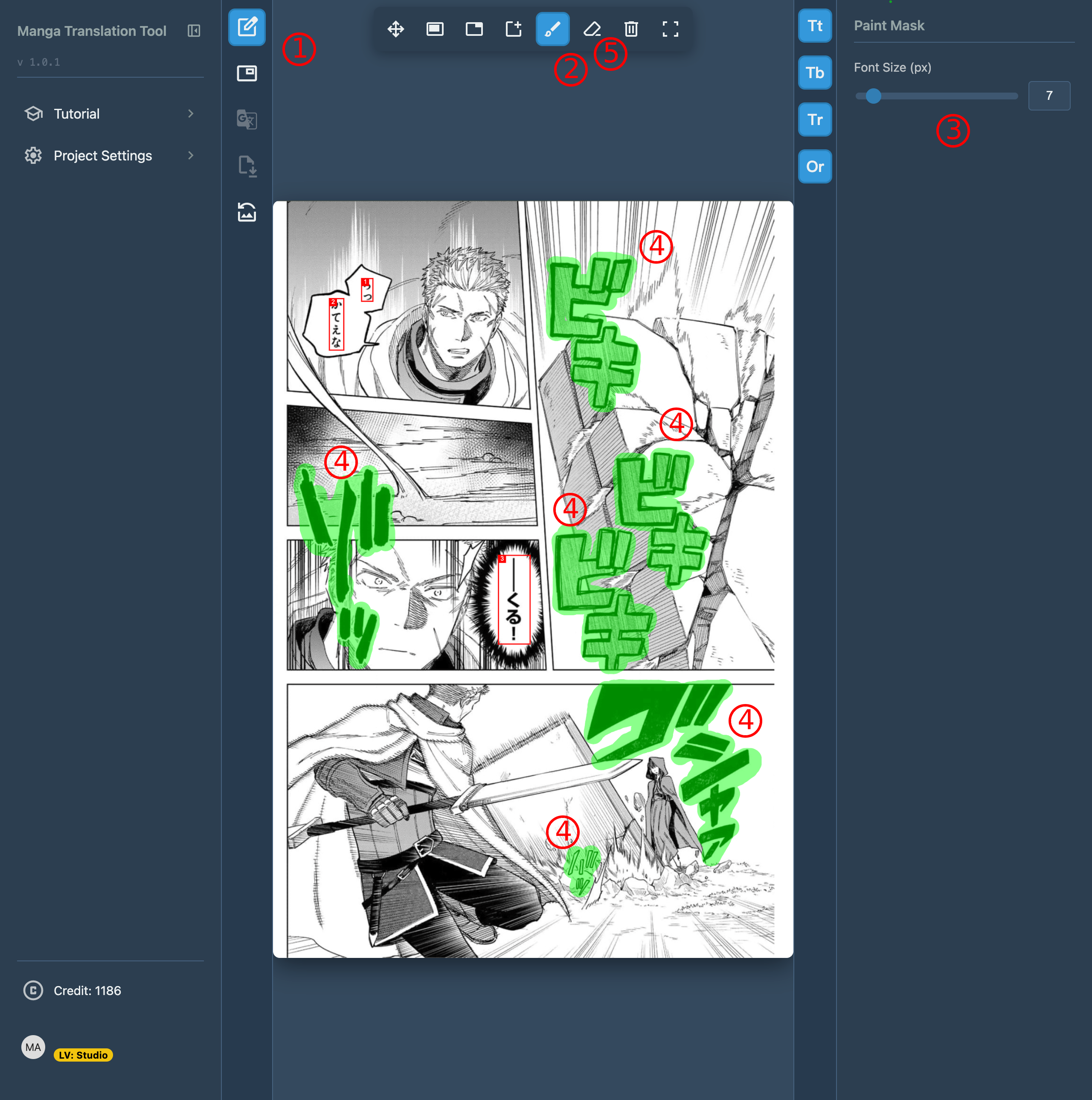 Draw Sound Effect Masks